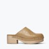 Footwear FREDA SALVADOR | Samantha Clog Camel Embossed Croc