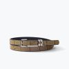 Handbags, Etc. FREDA SALVADOR | Rohri Belt Khaki Embossed Croc
