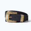Handbags, Etc. FREDA SALVADOR | Laia Belt Black Calf
