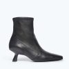 Footwear FREDA SALVADOR | Maddy Pull-On Ankle Boot Black Stretch Calf